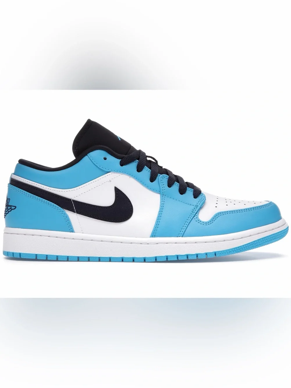 Nike Air Jordan 1 Low - White & Light Blue